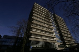 Foto des Chemiehochhauses